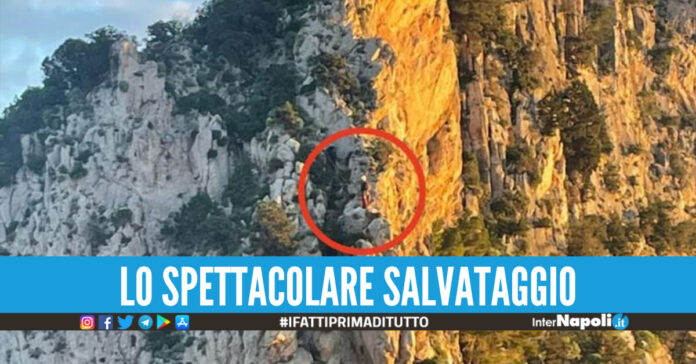 faraglioni di capri scalatori bloccati