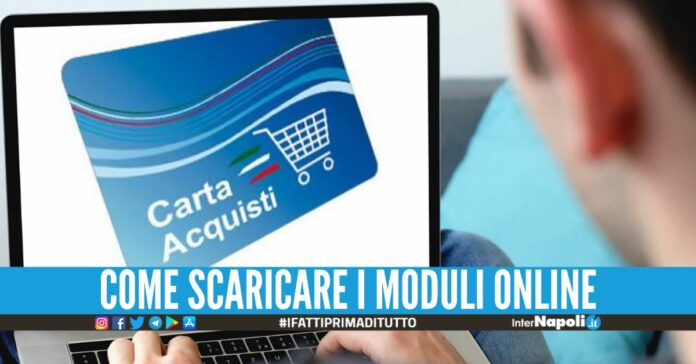 Contributo da 40 euro al mese con la Carta Acquisti, partono le richieste