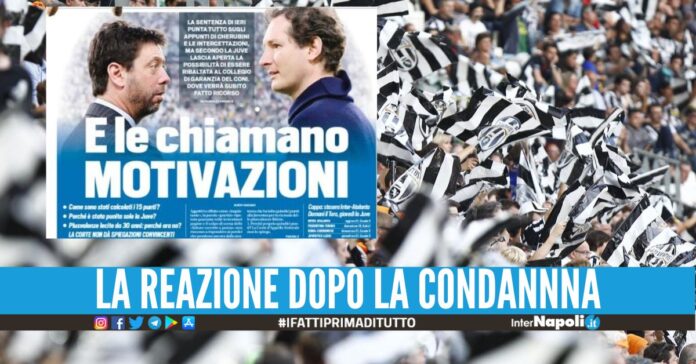 Penalizzazione, la Juve fa ricorso. TuttoSport: 