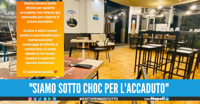 Giugliano. Incendio al pub pizzeria 'Delorean', i titolari Ci state dando la forza per reagire