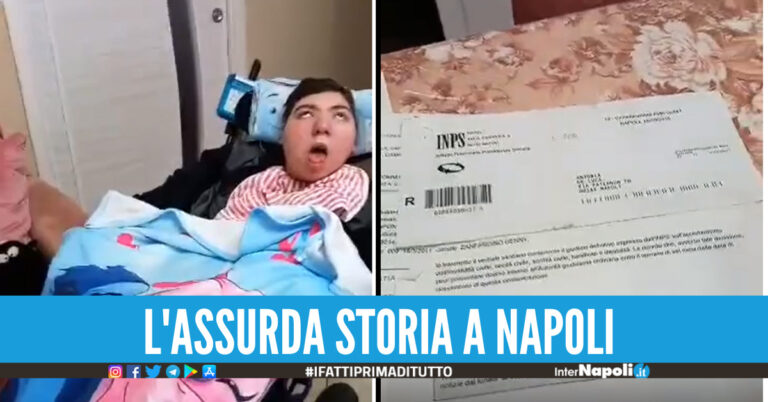 L’Inps cancella l’accompagnamento a Gennaro, la mamma del 20enne disabile: “E’ assurdo”