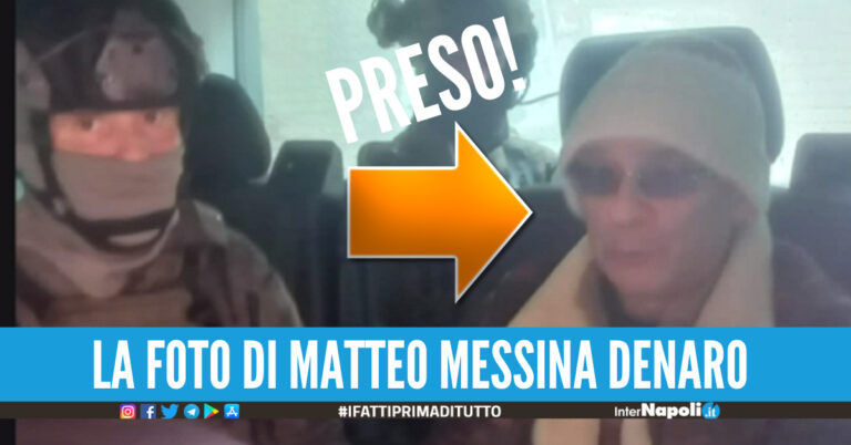 Matteo Messina Denaro, la prima foto della cattura non ha opposto resistenza ai carabinieri
