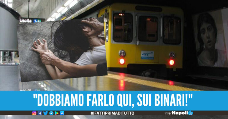 Orrore nella stazione metro a Napoli, donna presa a pugni in faccia e violentata dal compagno