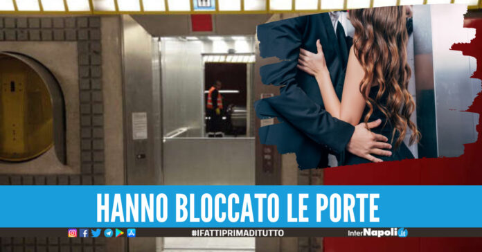 Sesso nell'ascensore della metro, denunciati un 19enne e una 52enne per atti osceni