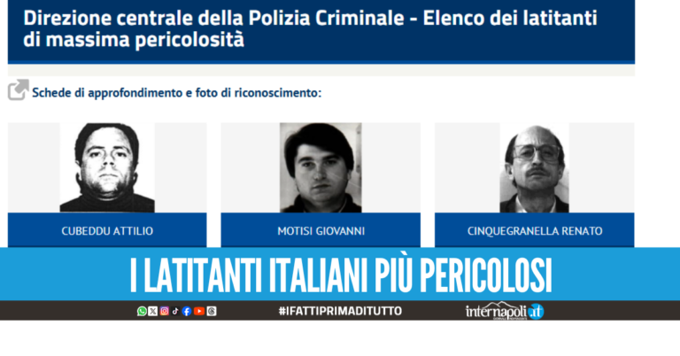 Sono 3 i super latitanti liberi in Italia, tra i ricercati c'è anche un napoletano