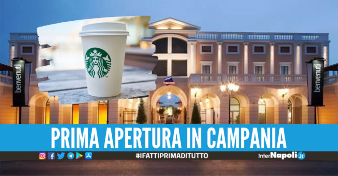 Starbucks apre a La Reggia Outlet, la caffetteria made in USA cerca personale