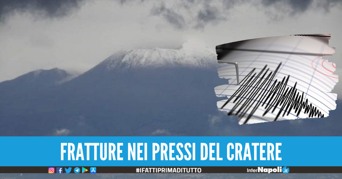 Trema anche il Vesuvio, scosse di terremoto avvertite sul cratere