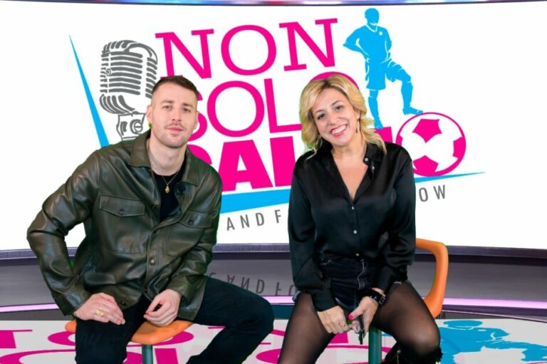 Il cantante rap Livio Cori ospite a ‘Non Solo Calcio’, intervista a 360 gradi con Barbara Carere