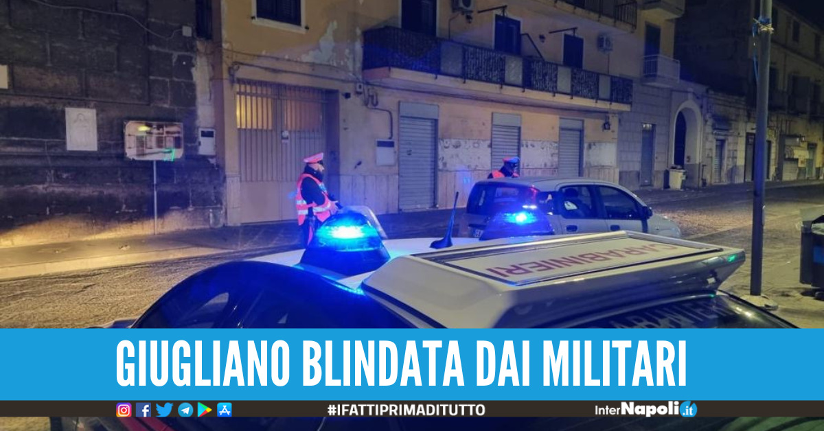 "Dobbiamo difenderci!", girano armati a Giugliano: in 3 presi dai carabinieri