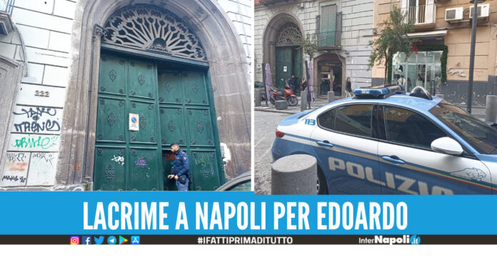 Ipotesi gesto estremo, Edoardo morto sul colpo dopo la caduta dal quarto piano in via Duomo