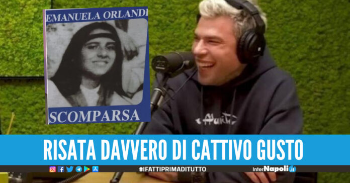 Risata di Fedez mentre si parla del caso di Emanuela Orlandi, bufera sui social