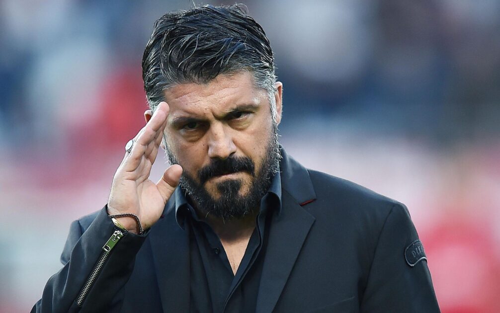 Gattuso potrebbe essere il nuovo allenatore del Napoli dopo l'esonero di  Ancelotti