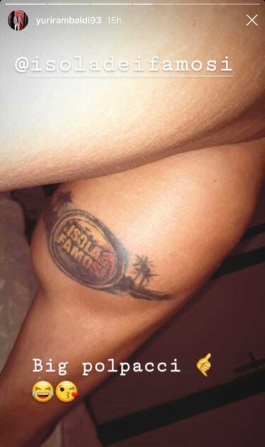 tatuaggio isola dei famosi