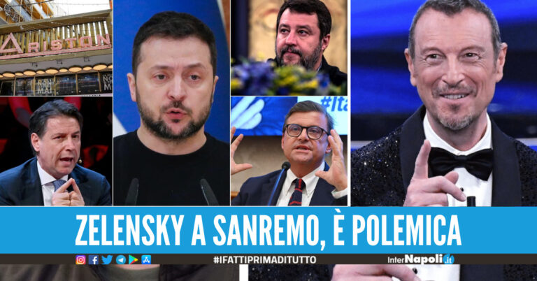 Zelensky a Sanremo 2023 divide la politica italiana, ma Bruno Vespa lo difende: “Polemica inutile”