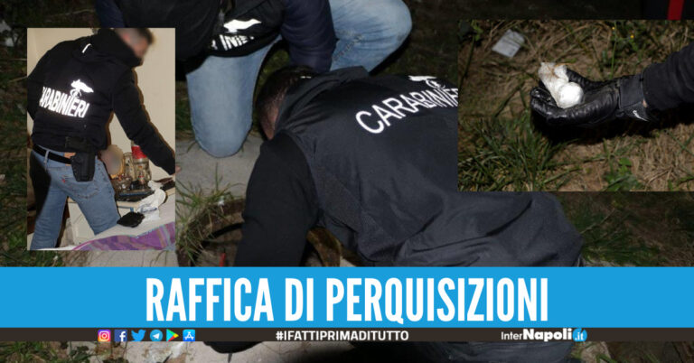 Blitz antidroga tra le province di Napoli e Caserta, 10 giovani arrestati