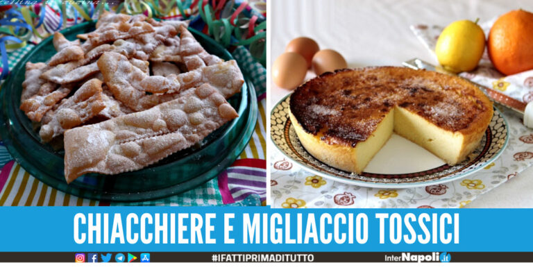 Blitz dei Nas nel Casertano, sequestrati 2.500 Kg di dolci di Carnevale pericolosi per la salute