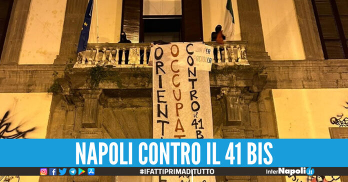 41 bis disapprovato dagli studenti dell'Università di Napoli