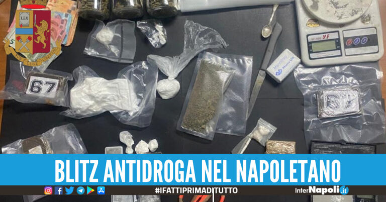 Mezzo chilo di droga e contanti nascosti in casa: arrestato 45enne nel Napoletano