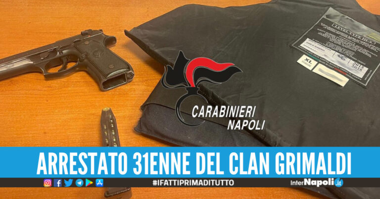 Fermati al posto di blocco: carabinieri trovano pistola clandestina e giubbotto antiproiettile