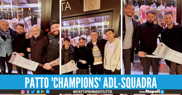 cena adl napoli champions