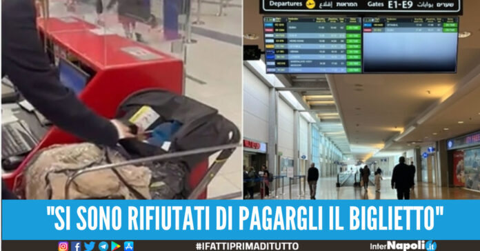 Si sono rifiutati di pagargli il biglietto