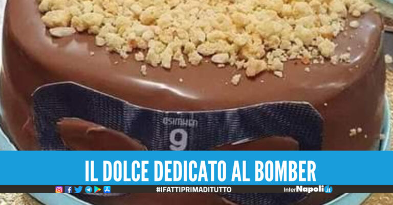 A Napoli ideata la ‘torta Osimhen’, il dolce per celebrare il bomber a segno da 8 partite consecutive