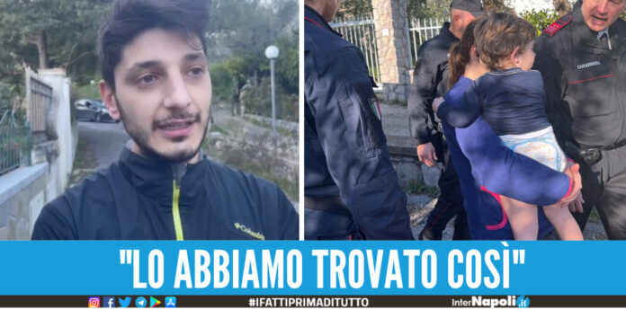 Lacrime ma di gioia di mamma Giovanna, l'abbraccio più bello al piccolo Gennaro: "Tutta la comunità lo ha cercato"