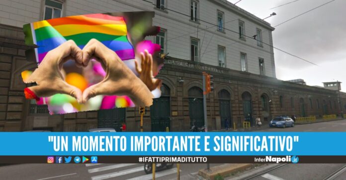 Celebrata la prima unione civile nel carcere di Poggioreale, il 'sì' tra due ragazzi