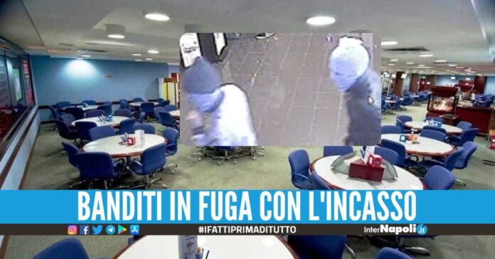 Rapina a mano armata al bingo nel Napoletano, colpo da 10mila euro