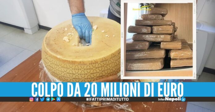 Scovati 100 kg di cocaina purissima nelle forme di Grana Padana