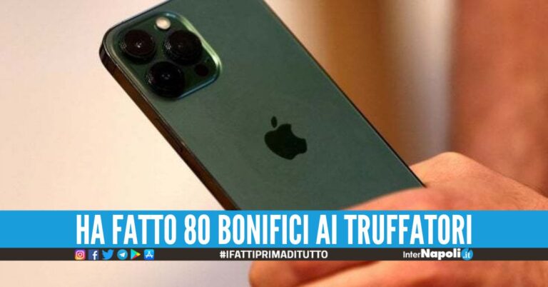 Truffa sull'IPhone in Campania, ragazzo paga 35mila euro