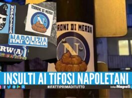 Adesivi razzisti contro il Napoli a Francoforte: "Terroni di m****"