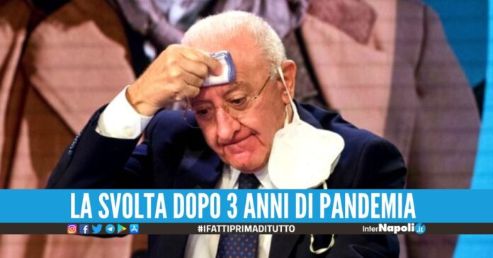 Stop al bollettino giornaliero covid, arriva la decisione della Regione Campania