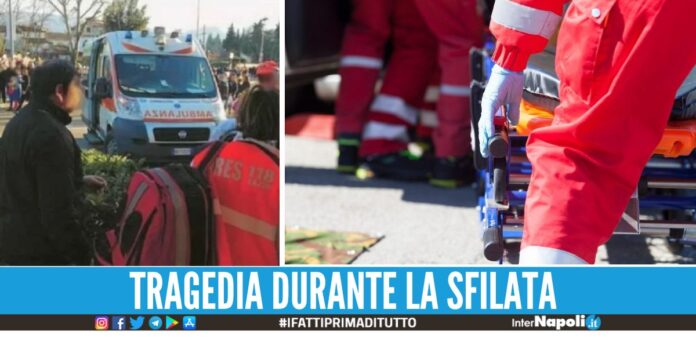 Cade dal carro di Carnevale, Angelo perde la vita a 17 anni