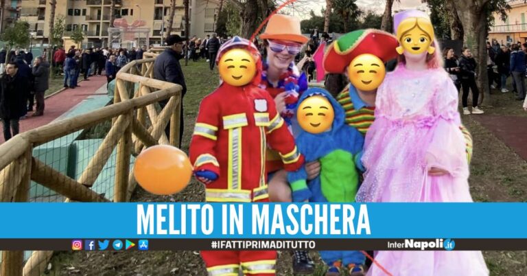 Bye bye Carnevale, domani la festa in maschera a Melito in villa comunale