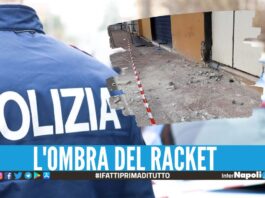 Bomba contro un negozio a San Giovanni a Teduccio, distrutta la saracinesca