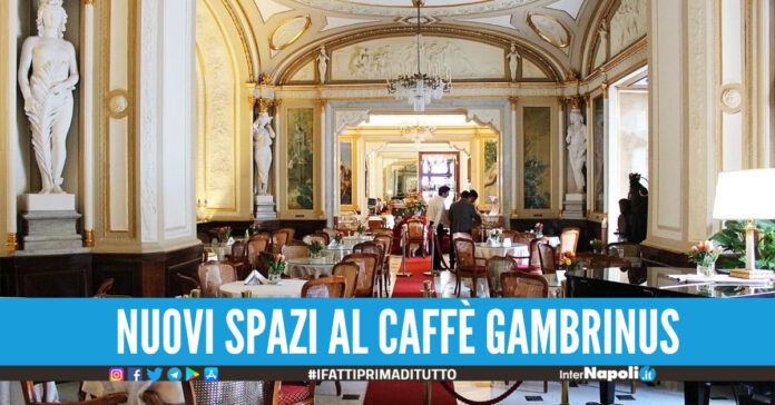 Il Gran Caffè Gambrinus si ingrandisce, aperte le nuove sale: 