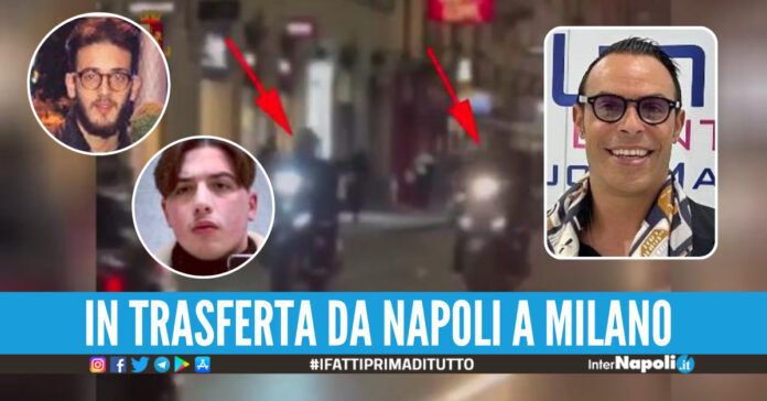 In altro a sx Antonio Forte, sotto Vittorio Sorriente. A destra la vittima della tentata rapina Luca Macaluso