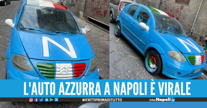 auto azzurra