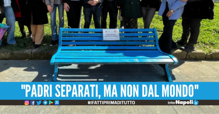 Panchina azzurra a Caserta