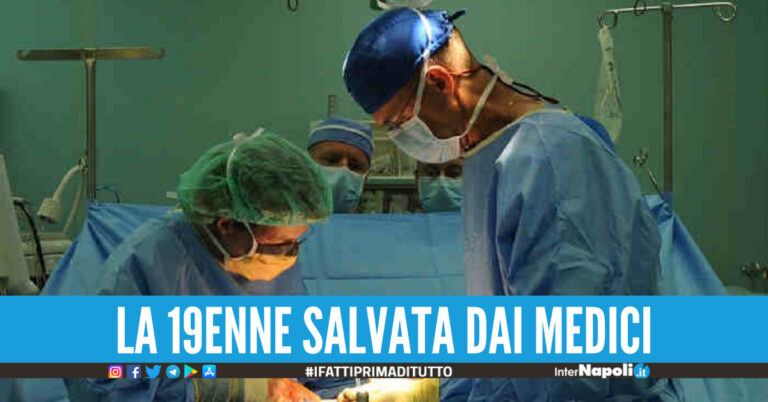 Colpita da ictus a 19 anni salvata grazie a intervento miracoloso all'ospedale di Caserta