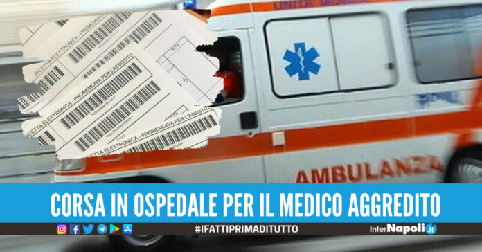 medico di base aggredito giugliano