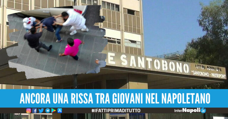 Rissa tra giovani a San Giorgio a Cremano, 14enne trasportata al Santobono con ferite alla testa