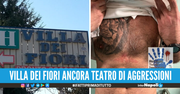 villa dei fiori acerra aggressione