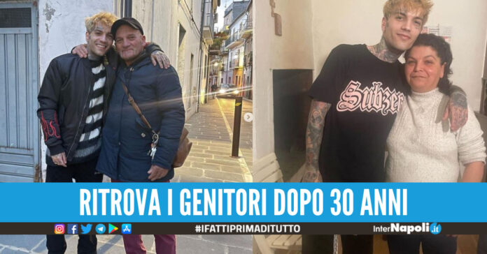 GionnyScandal ritrova i genitori dopo 30 anni