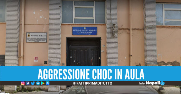 liceo castellammare insegnante picchiata