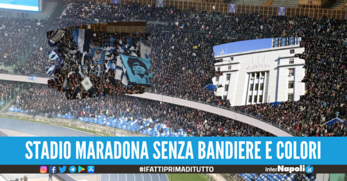 questura bandiere napoli