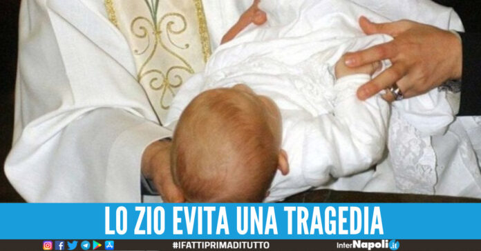 Lo zio evita una tragedia