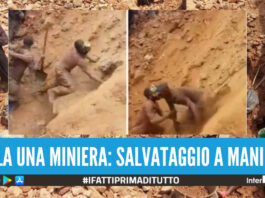 Crolla miniera d'oro in Congo, un uomo salva i suoi compagni a mani nude