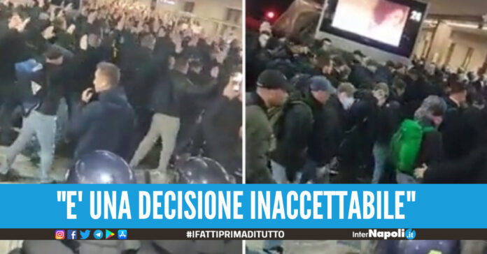 napoli-eintracht incidenti